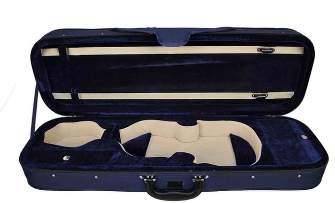Leonardo VC-4112-BU Elementary Series vioolkoffer oblong 1/2 blauw