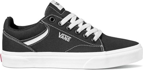 Vans Seldan -maat 37-  Dames Sneakers - (Canvas) Black/White