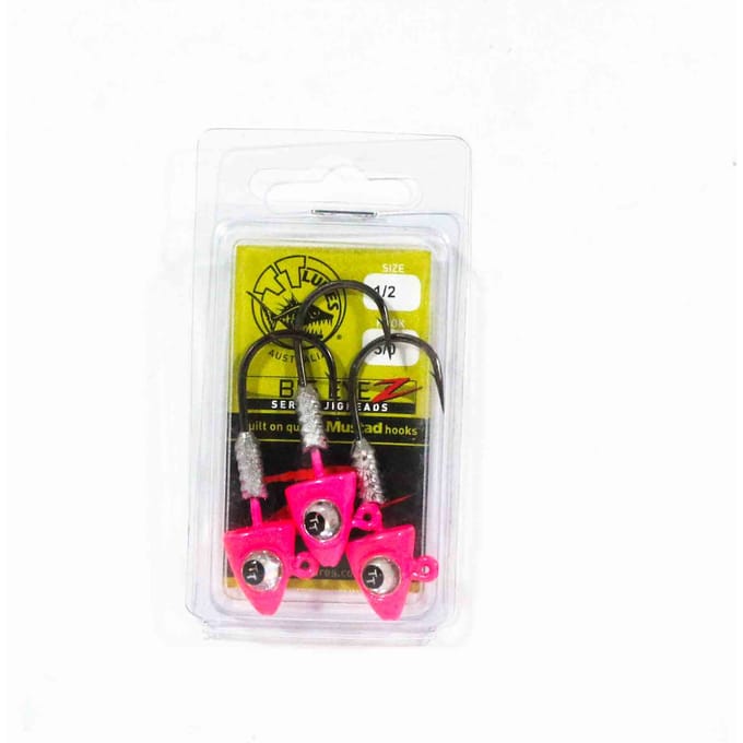 Tackle Tactics TT Big EyeZ Jig Head 1/2 oz 5/0 Roze Zilver EyeZ (5192)