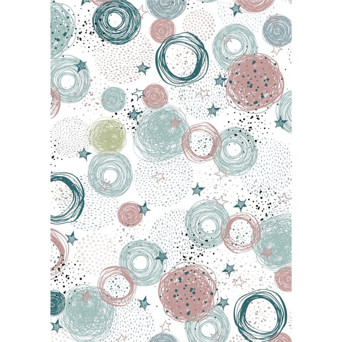 Karton met motief "Stars & Dots"