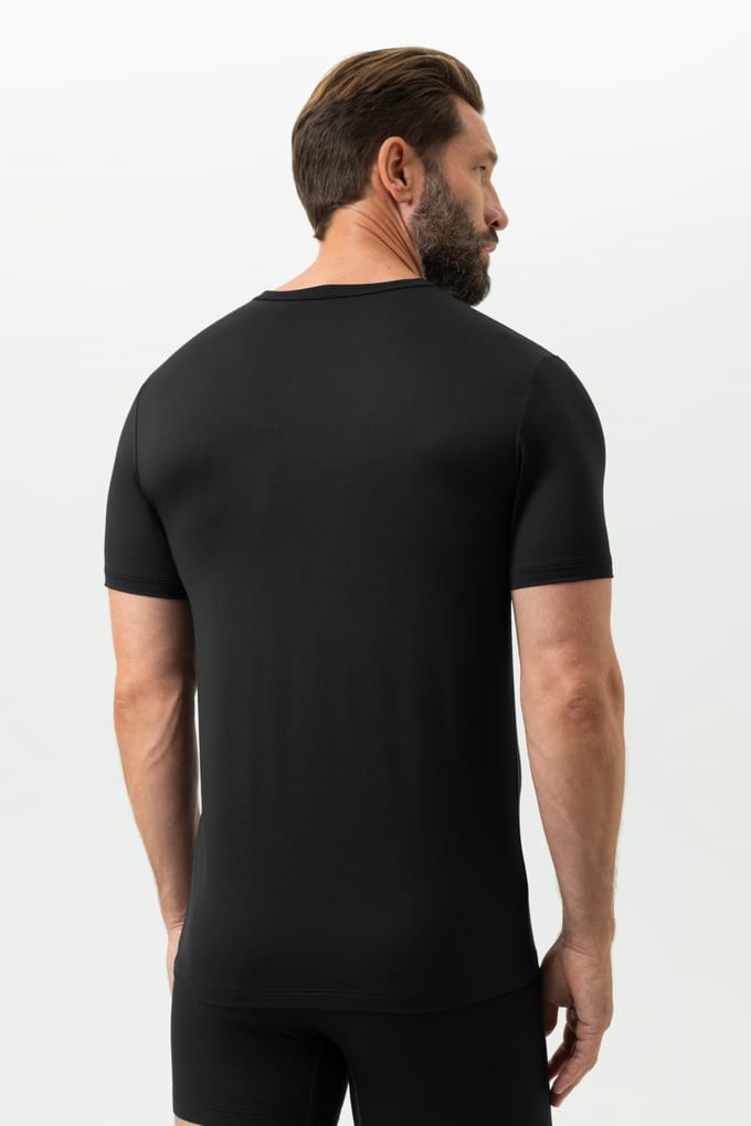 T-shirt Serie Iconic Modal Zwart