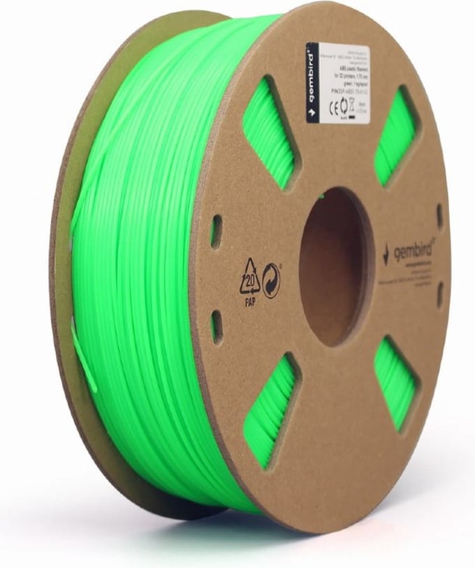 Gembird3 3DP-ABS1.75-01-G - Filament ABS, 1.75 mm, groen