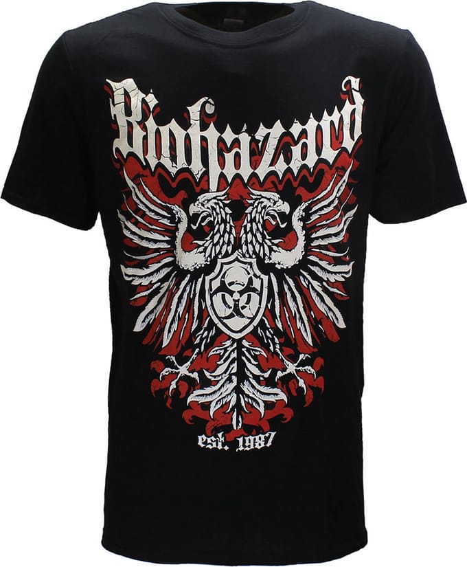 Biohazard Crest T-Shirt - Officiële Merchandise - M