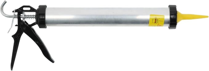 Kitpistool - Kitspuit - Voegen dichten - Aluminiumlegering constructie - 49 cm - Zilver