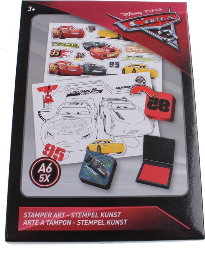 Disney Cars 3 Hobby Box Stempelkunst