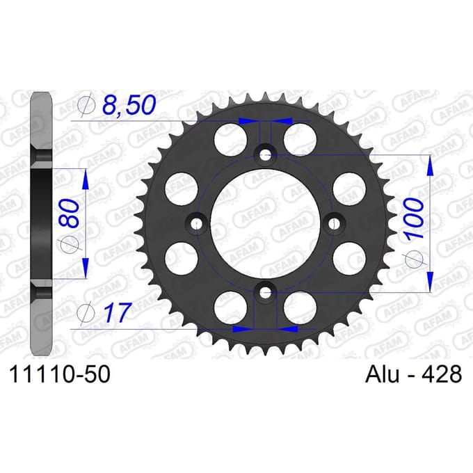 Tandwiel Afam 428 50 dents
