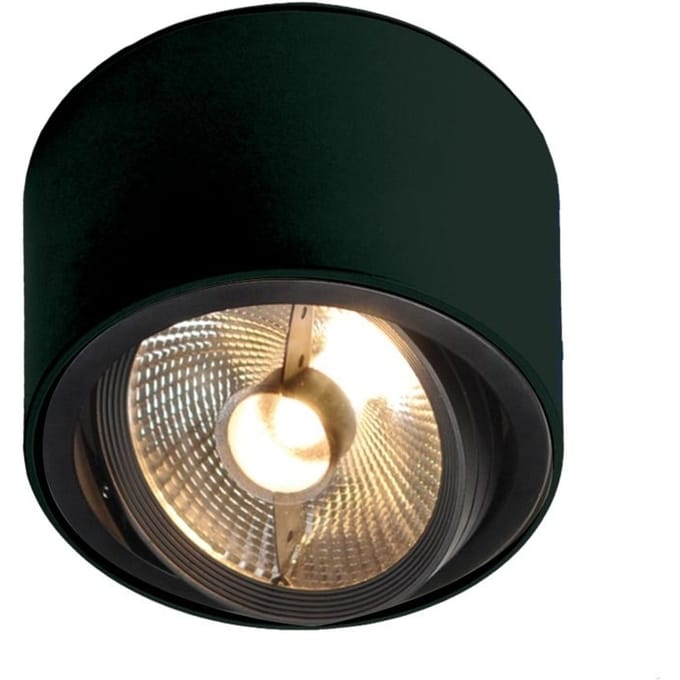 Mawa Design 111 ronde plafondlamp - zwart mat