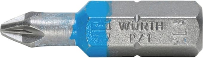 Wurth - Bit PZ C 6,3 (1/4) - C 6.3 PZ-bit (1/4 inch) x 10 st -