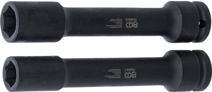 BGS Speciale Steeksleutel-dopset voor Differentieel Flensmoer voor Volvo SW 15 - 18 mm - 72000