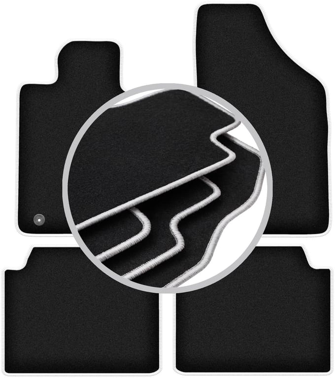 CARLUX-SILVER automatten voor: Renault Safrane liftback (1992-2000)