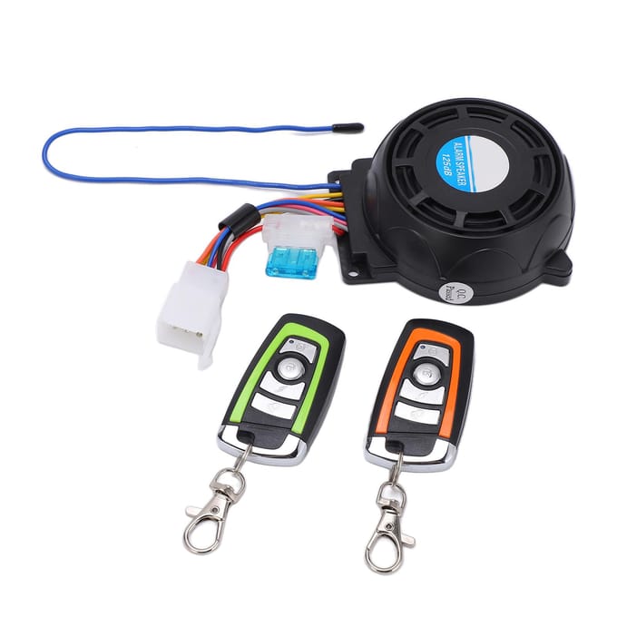 Motoralarm Afstandsbediening Gebruik Veiligheid Vrij Instelbaar Multifunctioneel Hoge Gevoeligheid Motorfiets Diefstalbeveiliging black