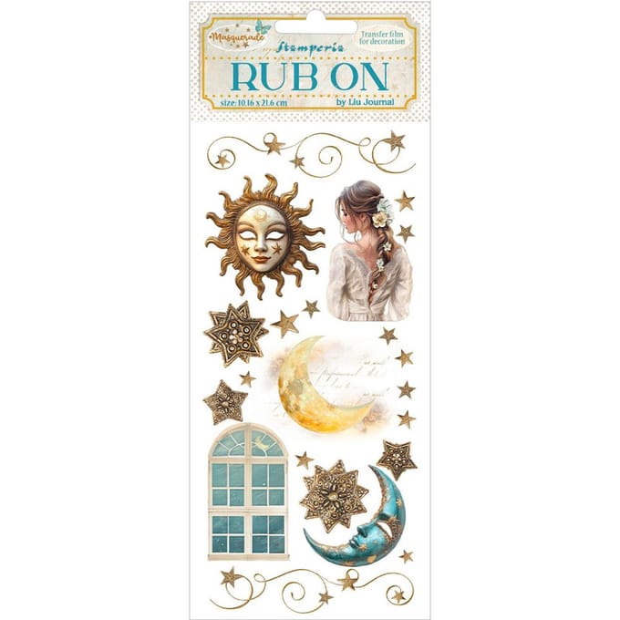 Rub On Transferfolie "Masquerade" - Sun and Moon