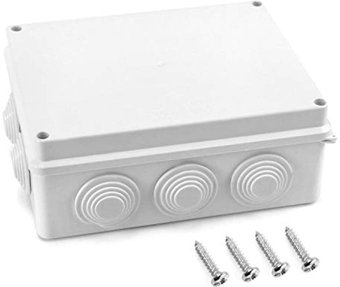 Waterdichte en stofdichte aansluitdoos IP65 - Universele elektrische projectbehuizing - 200 x 155 x 80 mm