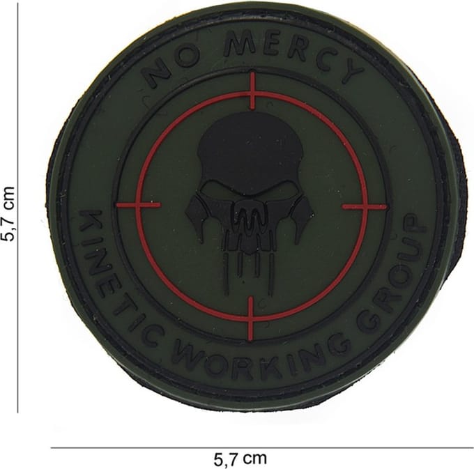 Embleem 3D PVC No mercy kinetic working