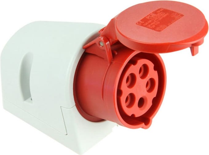 PCE 102597 CEE opbouw contactdoos 32A 4P
