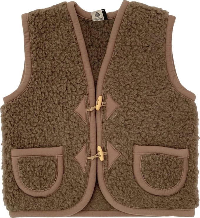 Alwero bodywarmer Alpen Junior Bark 80-86