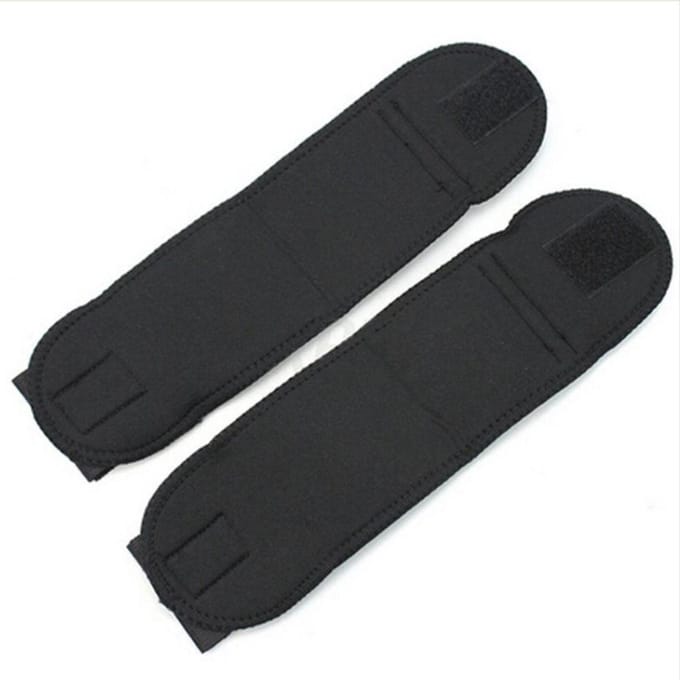 2 Stuks Verstelbare Ademende Sport Hardlopen Fietsen Polsbeschermer Wrap (Zwart) white