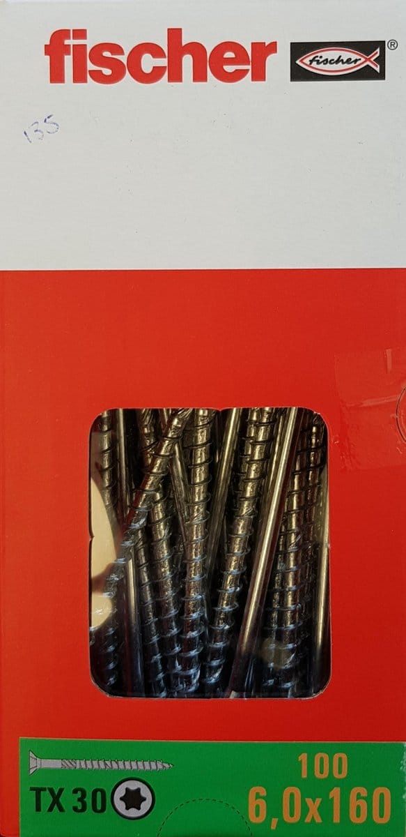 Fischer Spaanplaatschroef 6,0x160 TX30