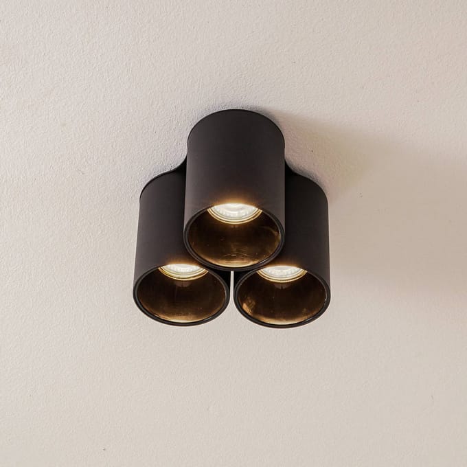 Nowodvorski Lighting Plafondlamp Eye Tone III, zwart