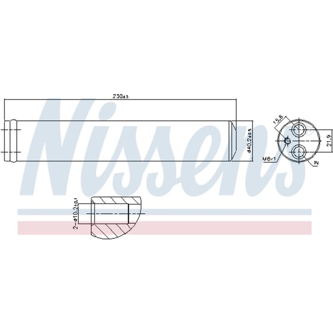 Droger, airconditioningsysteem NISSENS 95801