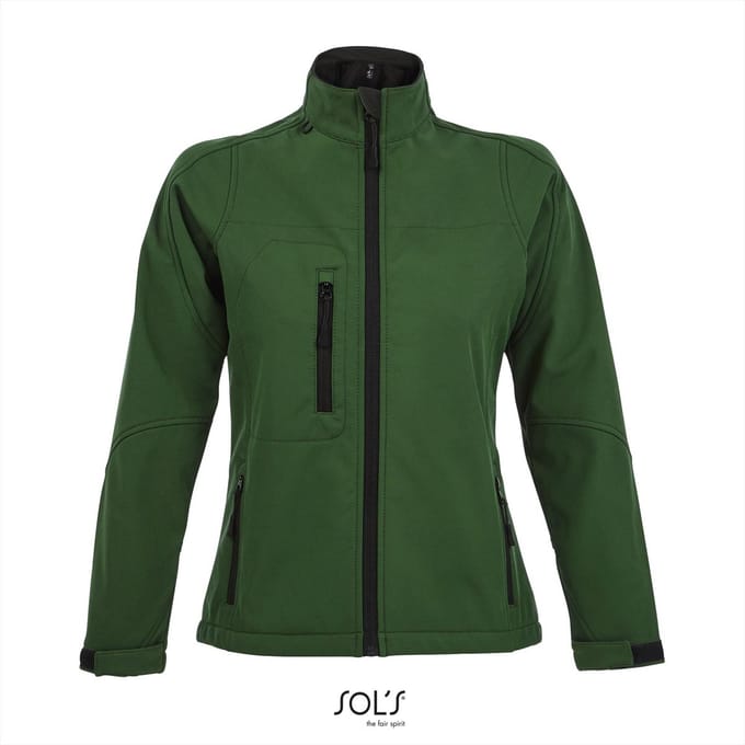SOL'S Women´s Softshell Jacket Roxy L863 - Bottle Green - S