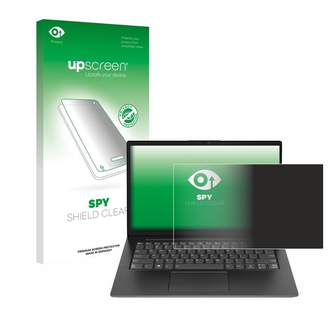 upscreen - privacy screenprotector voor Lenovo V14 Gen 4 - Folie Beschermfolie Blauwlichtfilter