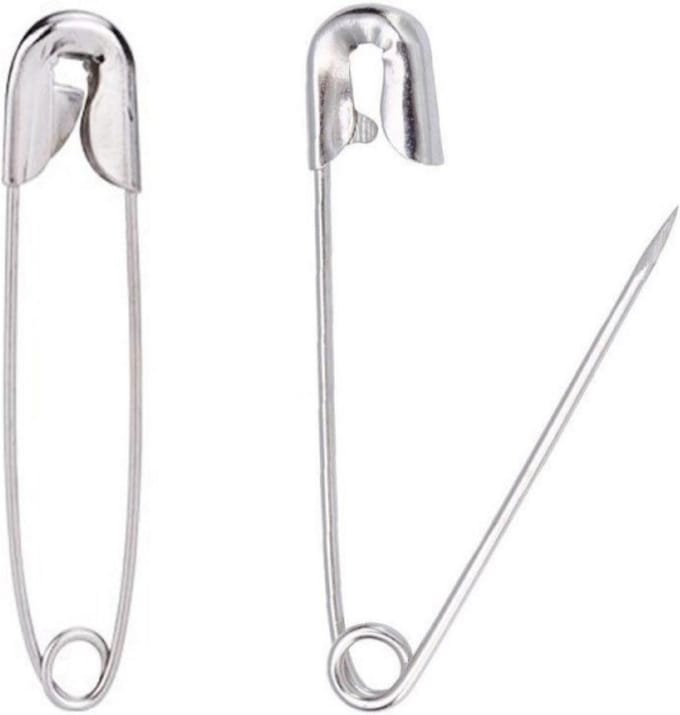 Prym Veiligheidsspelden staal 38 mm zilver - 12 stuks
