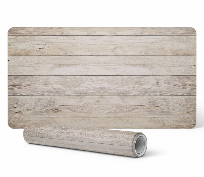 Antislip muis- en toetsenbordmat, houtnerf, 100x50 cm