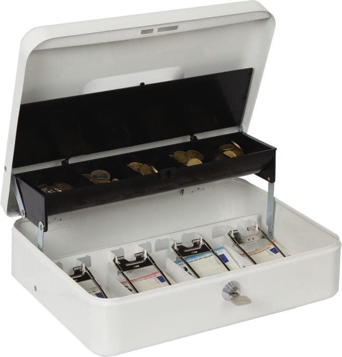 Geldkist Filex CB Cash Box 4 (wit) (3 stuks)