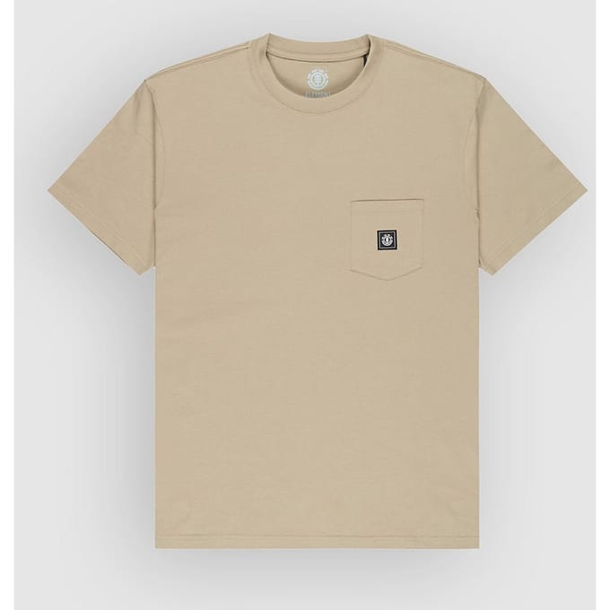 Element Icon Label Pocket T-Shirt wit