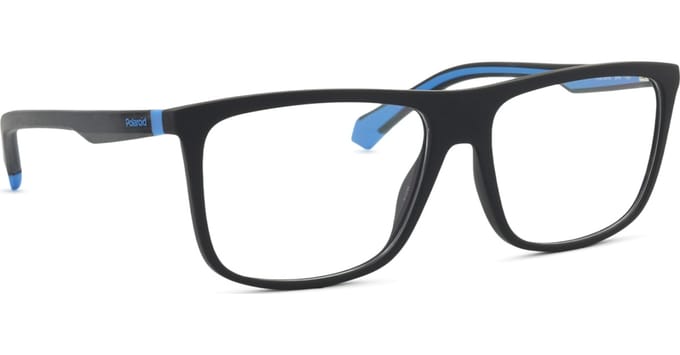 Polaroid PLD D516 Matte black blue 58/16/145 MAN Brilmonturen