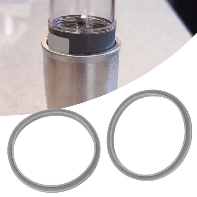 2 STKS Nieuwe Vervangende Pakkingen Rubberen Afdichtring Voor Nutri bullet 900W Juicer gray