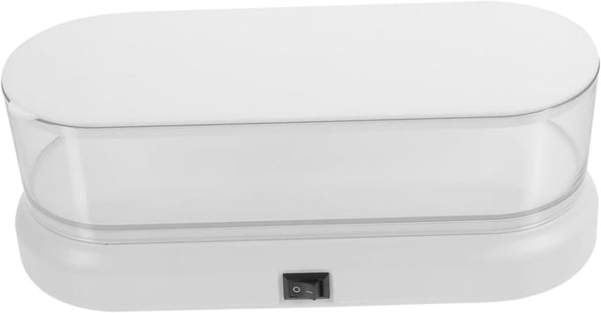 Sieraden Reiniger - Brillen Machine - Snel Reinigen - Draagbaar Lichtgewicht - 20x8cm - Wit