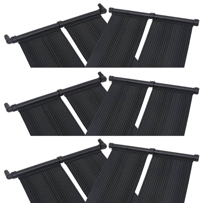 vidaXL Solarverwarmingspanelen voor zwembad 6 st 80x310 cm