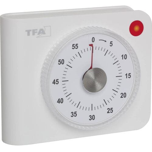 TFA Dostmann Elektronischer Timer Timer Wit Analoog