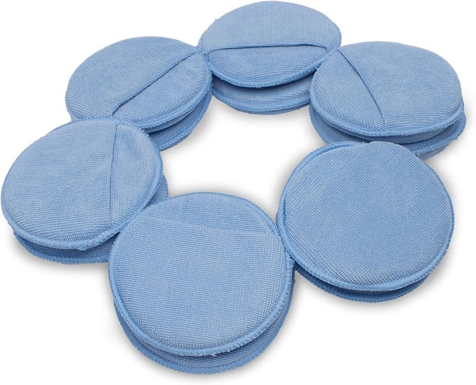 Polijstspons Set - Applicator Pads - Auto Wassen - Met Vingertas - 13cm Diameter