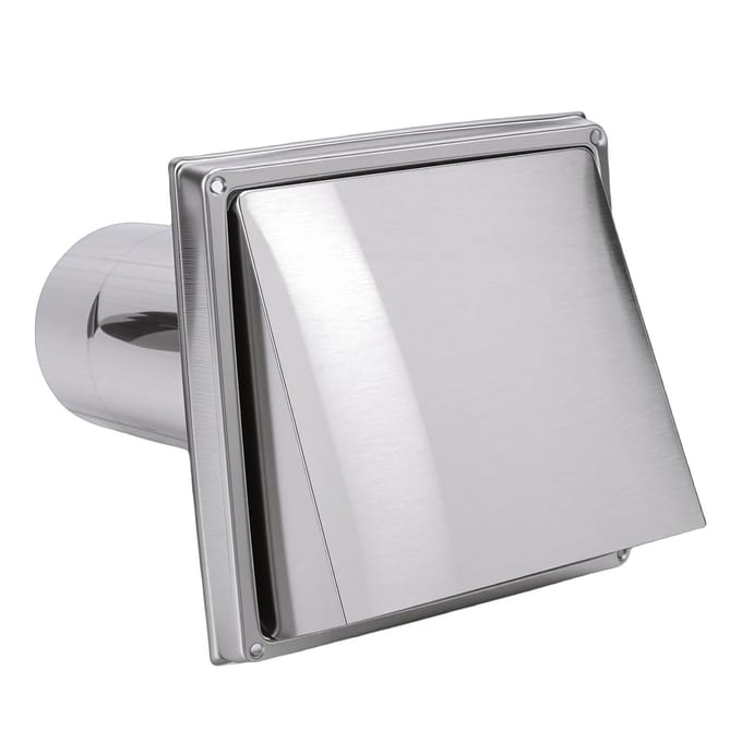Wandventiel met Kap 6 inch met Gaas Klep Afzuigkap Afdekking Buitenkeuken Afzuigkap Droger Ventilatieset Huis