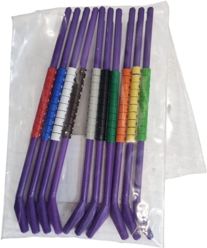 Plastic ring 3 mm (kanarie) - assorti 10 kleuren - Vogelringen - Benodigdheden