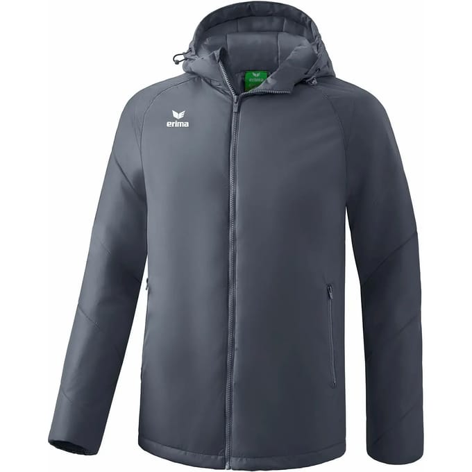 Erima Team Stadionjas Kinderen - Slate Grey | Maat: 152