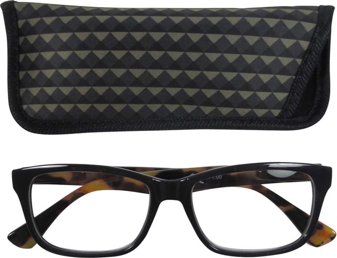 Lilly&June Leesbril Zwart en Havana +3 - Met Bijpassend Etui
