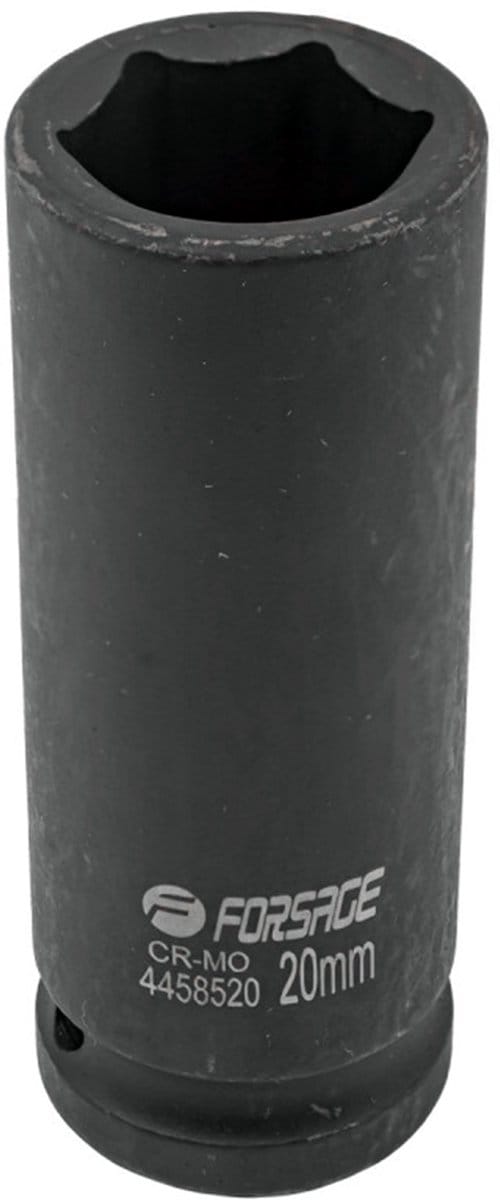 Forsage F-4458520 - Diepe Impact Dop - 20mm - 6-hoekig - 1/2" Aansluiting