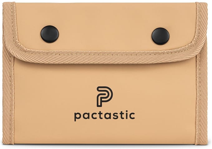 Pactastic Urban Collection Portemonnee 17.5 cm - Unisex - Horizontaal - beige