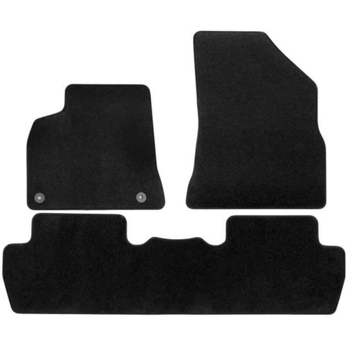 Tapis de sol - Peugeot - 5008 - Noir - 4 pièces - Antidérapant et imperméable