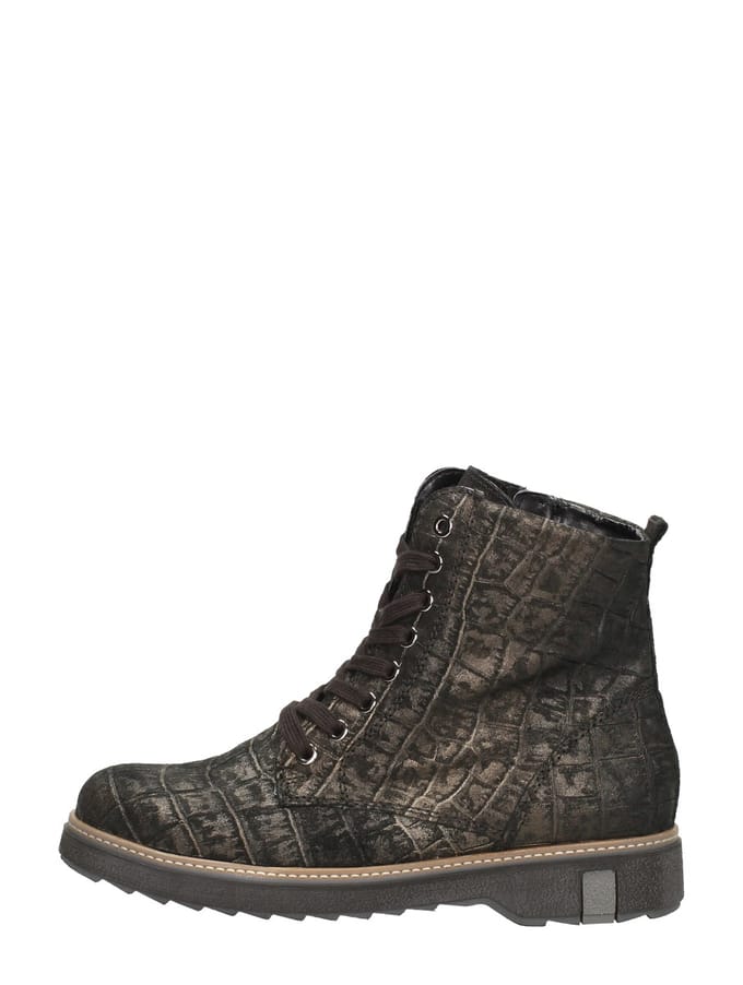 Waldlaufer Kitomi Veterschoenen Hoog - donkerbruin - Maat 37