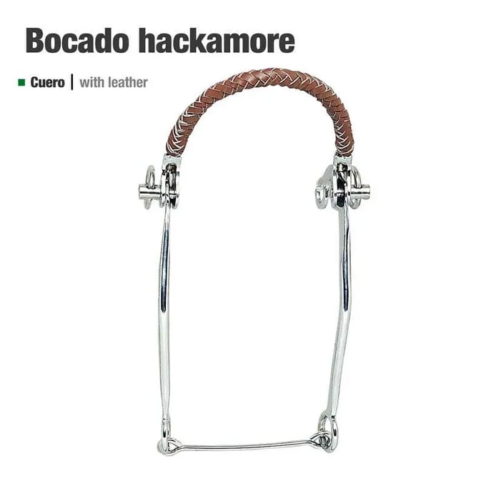 Leren hackamore voor paard Zaldi 251714