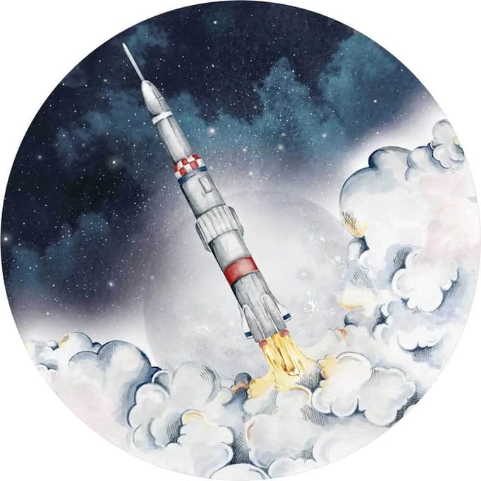 Stickers voor baby's Dekornik Rocket In A Circle / Industrial Evolution