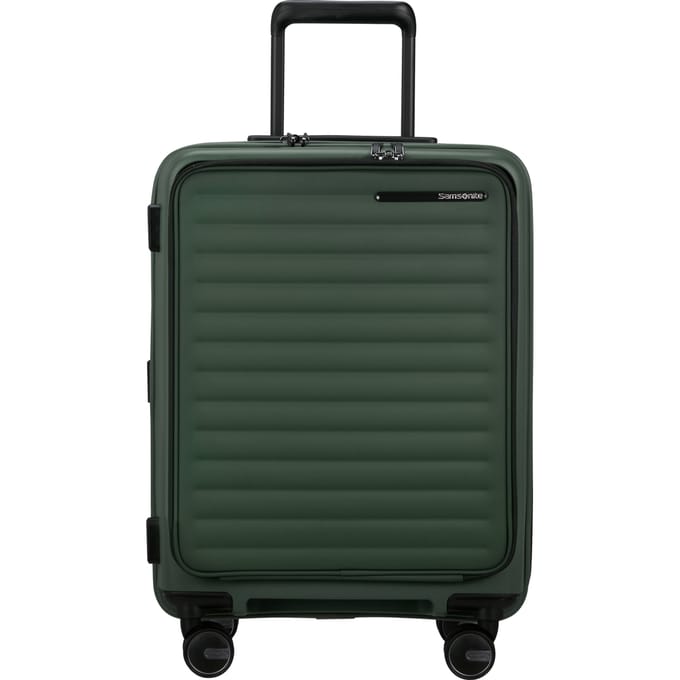 Samsonite Koffer - Restackd spinner (4 wielen) 55/20 easy access - handbagage - uitbreidbaar - Sage - 48 l - 3.1 kg