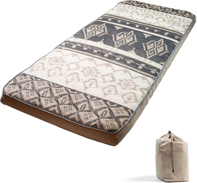 Eenpersoons Luchtbed met Ritssluiting - Comfortabel en Wasbaar voor Camping