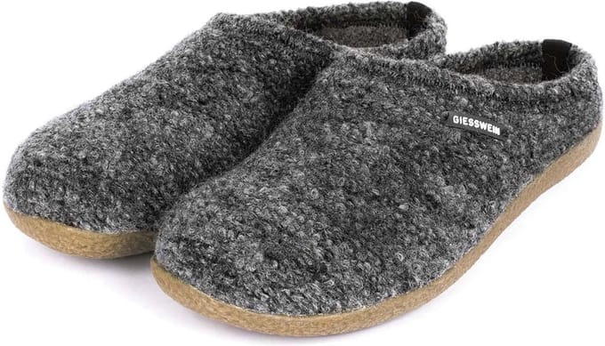Giesswein Instappers - Maat 41 - Unisex - Antraciet