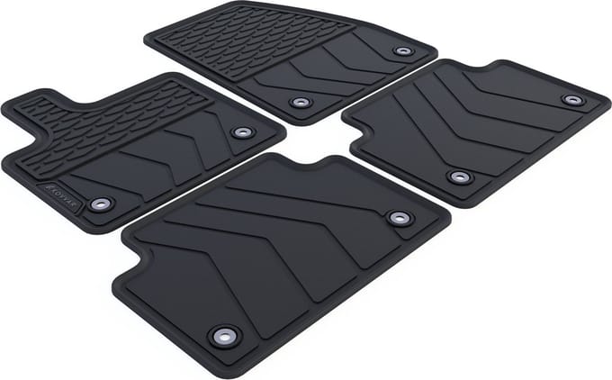 Rubber Automatten geschikt voor Land Rover Range Rover Evoque - 2019-heden - 4-delig - Uitvoering: 5-deurs